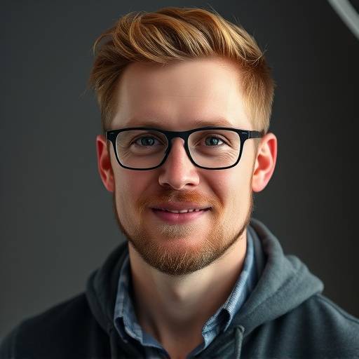 Portræt af Rasmus Jensen, Videograf hos Stjerne Interview Studios